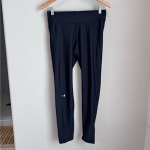 Under Armour Women's HeatGear Black High-Rise Ankle Leggings